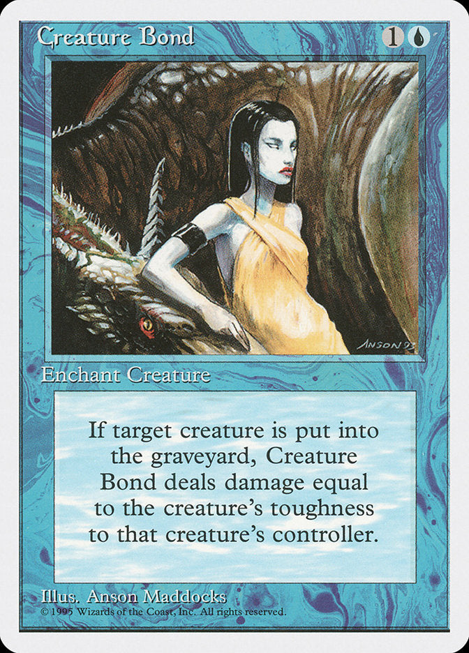 Creature Bond [Fourth Edition] | Card Citadel