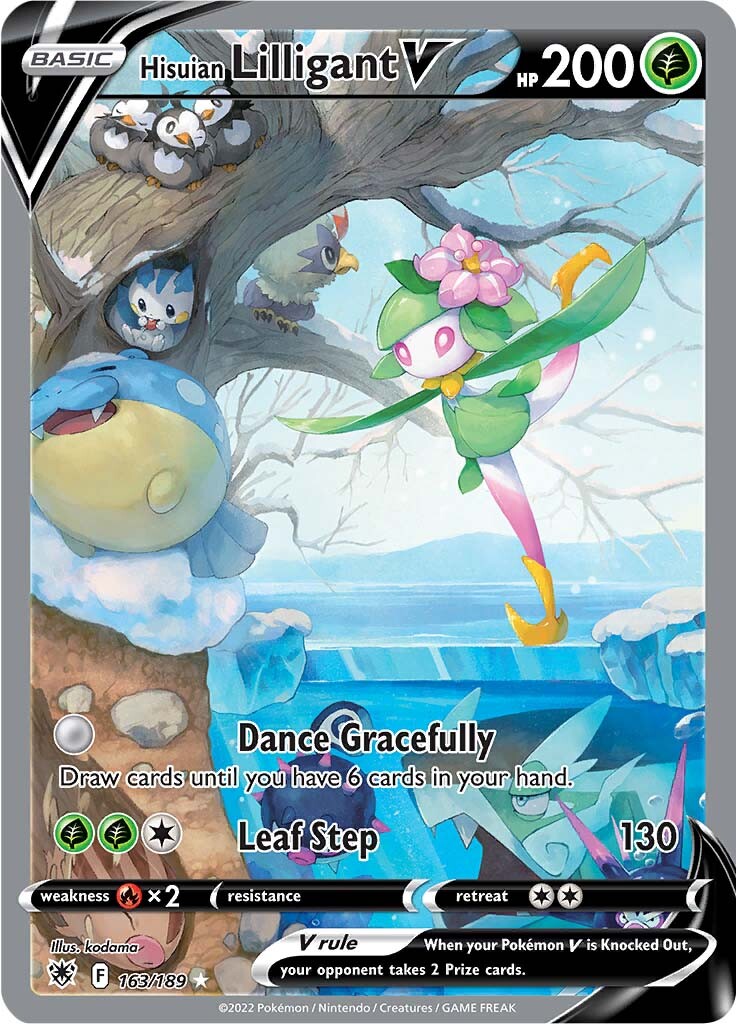 Hisuian Lilligant V (163/189) [Sword & Shield: Astral Radiance] | Card Citadel