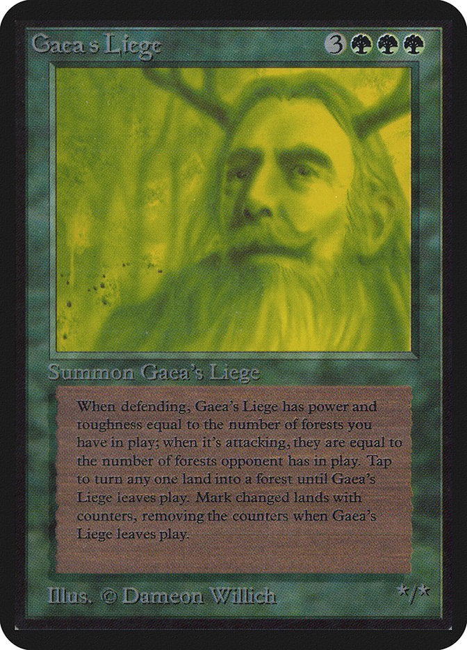 Gaea's Liege [Limited Edition Alpha] | Card Citadel