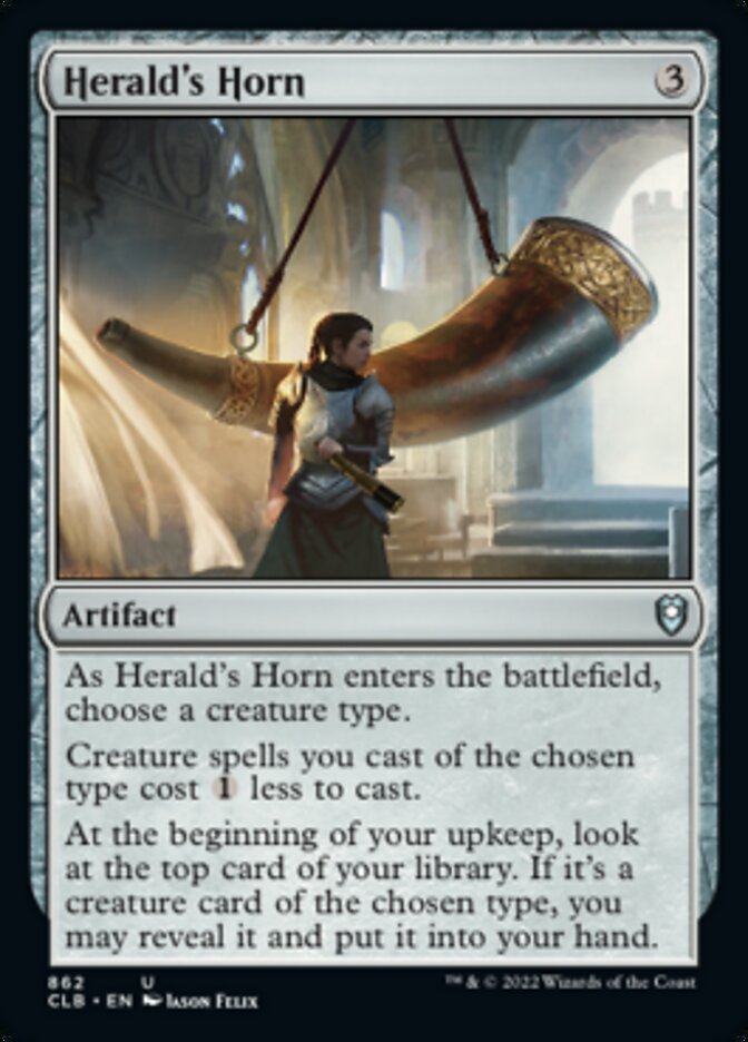 Herald's Horn [Commander Legends: Battle for Baldur's Gate] | Card Citadel