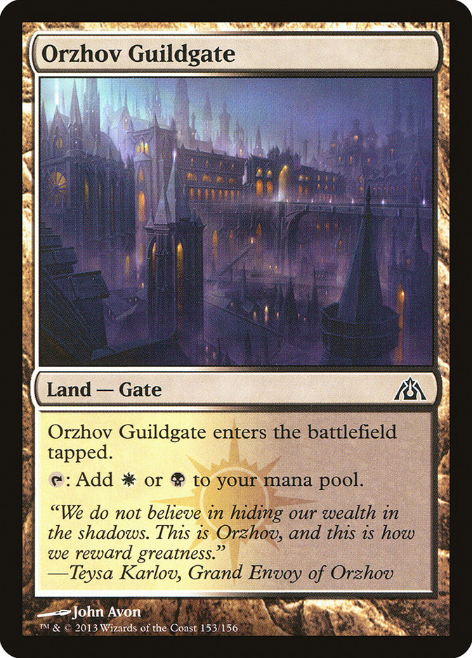 Orzhov Guildgate [Dragon's Maze] | Card Citadel