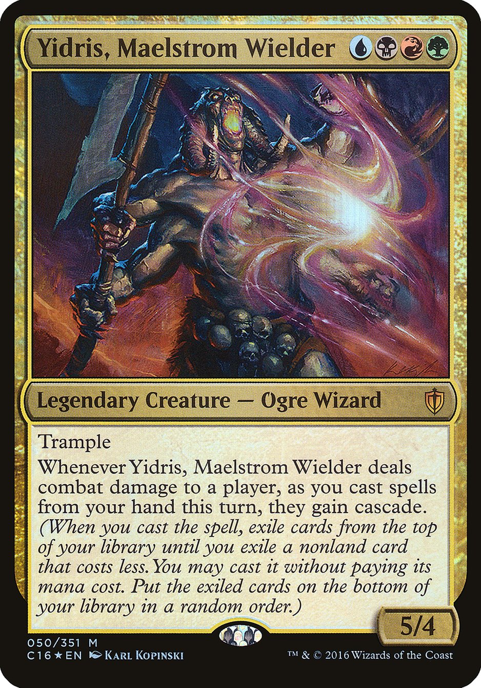 Yidris, Maelstrom Wielder (Commander 2016) [Commander 2016 Oversized] | Card Citadel