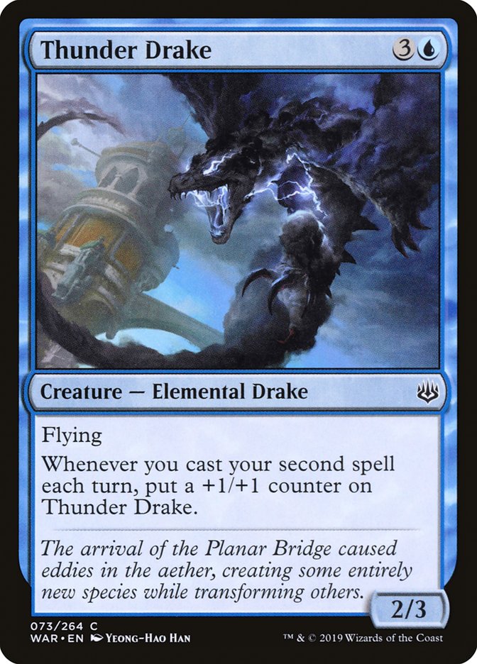 Thunder Drake [War of the Spark] | Card Citadel