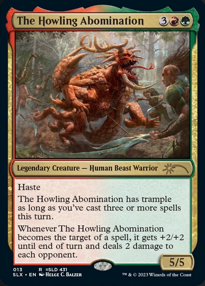 The Howling Abomination [Secret Lair: Universes Within] | Card Citadel