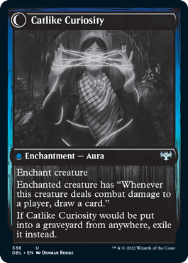 Mischievous Catgeist // Catlike Curiosity [Innistrad: Double Feature] | Card Citadel