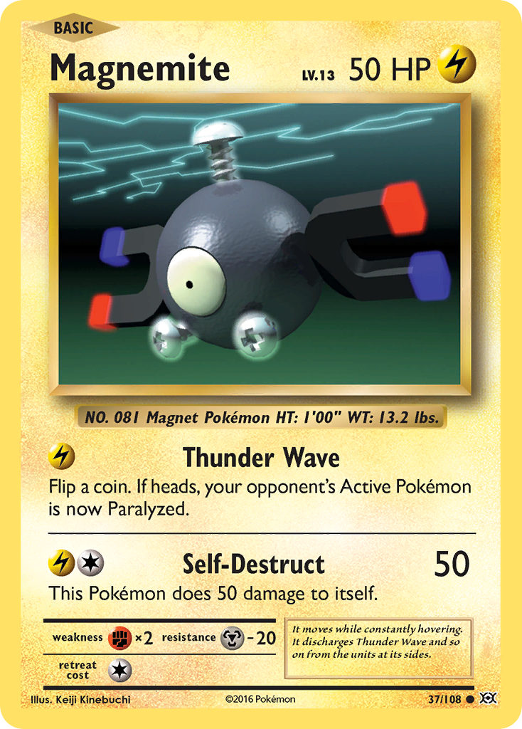 Magnemite (37/108) [XY: Evolutions] | Card Citadel