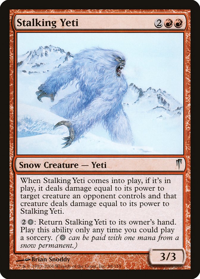 Stalking Yeti [Coldsnap] | Card Citadel