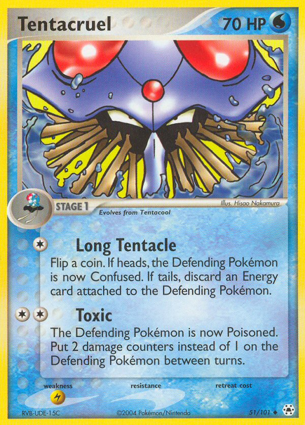 Tentacruel (51/101) [EX: Hidden Legends] | Card Citadel