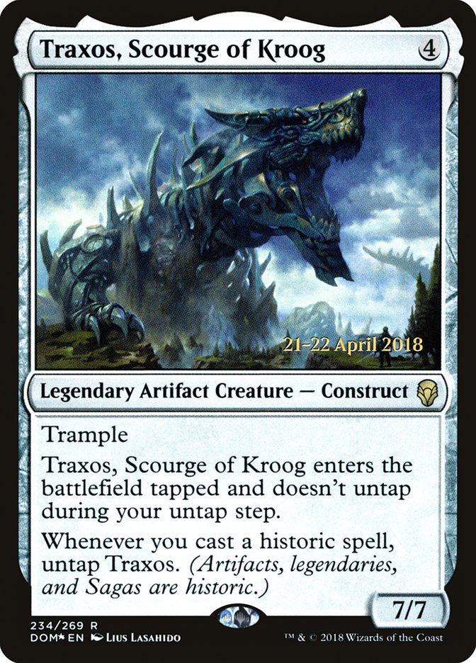 Traxos, Scourge of Kroog [Dominaria Promos] | Card Citadel