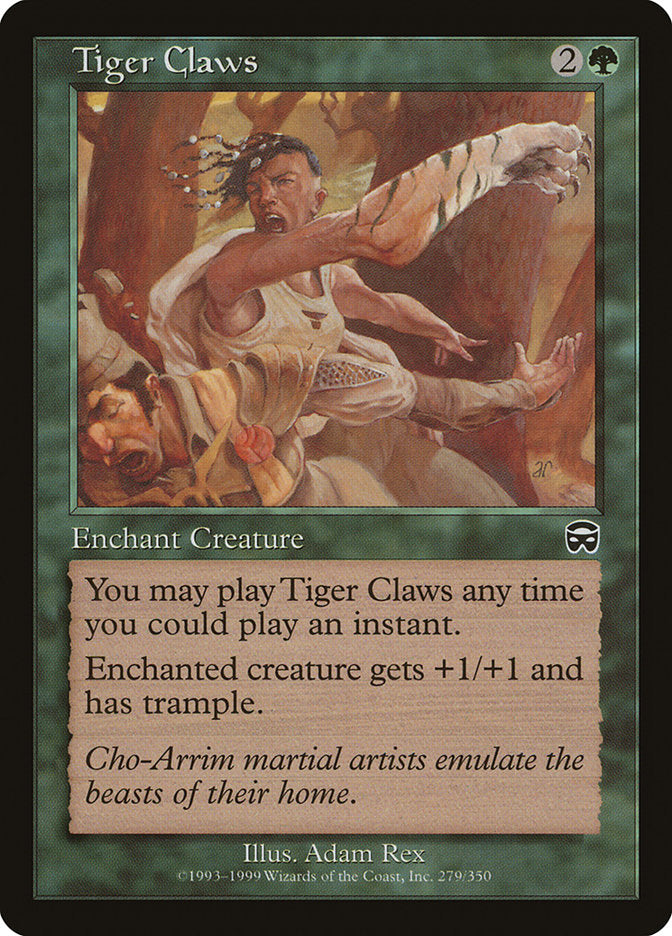 Tiger Claws [Mercadian Masques] | Card Citadel