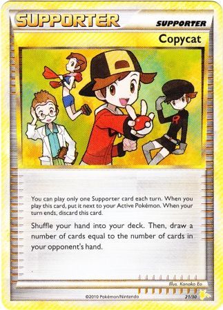 Copycat (21/30) [HeartGold & SoulSilver: Trainer Kit - Raichu] | Card Citadel