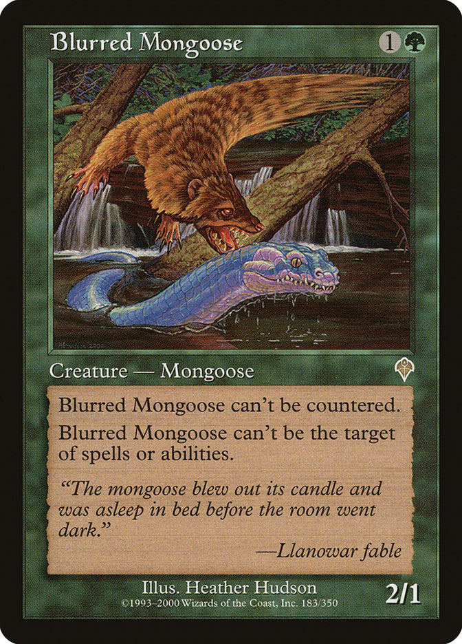 Blurred Mongoose [Invasion] | Card Citadel