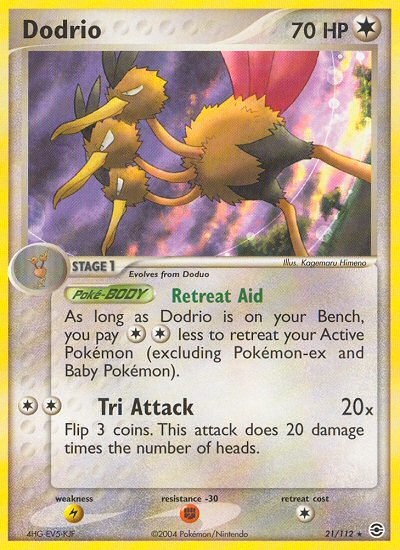 Dodrio (21/112) [EX: FireRed & LeafGreen] | Card Citadel