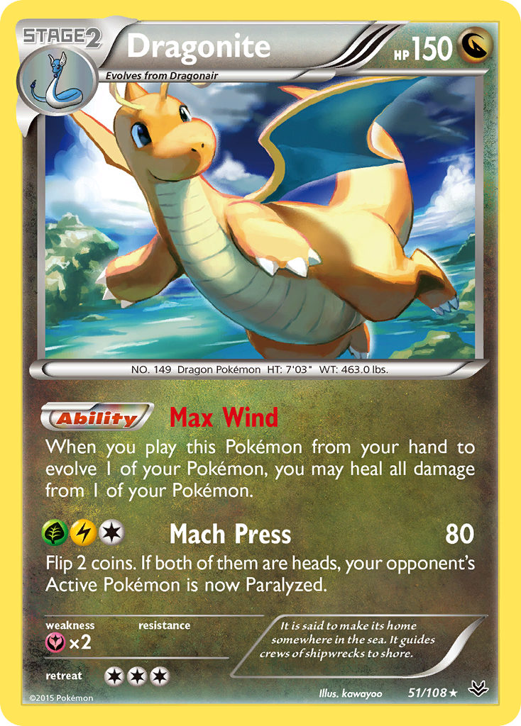 Dragonite (51/108) [XY: Roaring Skies] | Card Citadel