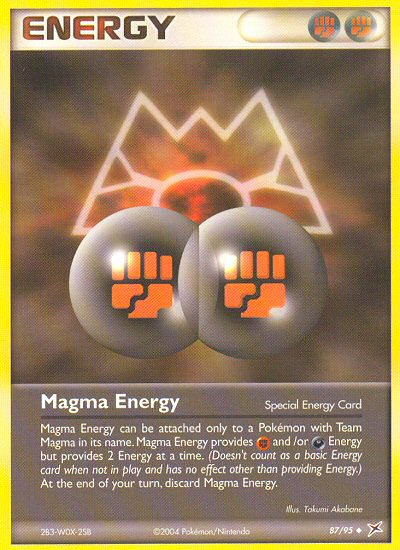 Magma Energy (87/95) [EX: Team Magma vs Team Aqua] | Card Citadel