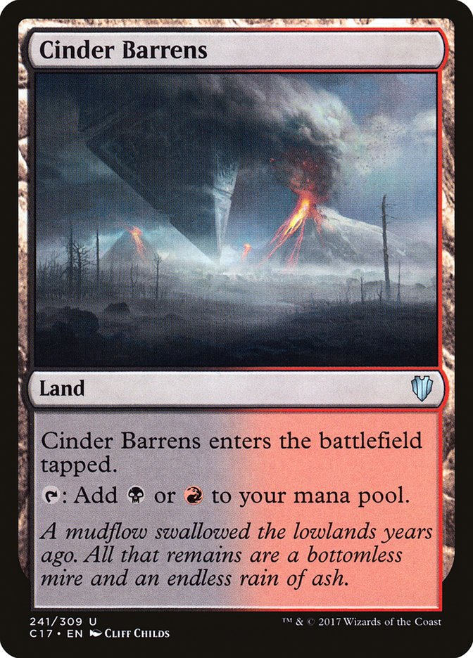 Cinder Barrens [Commander 2017] | Card Citadel