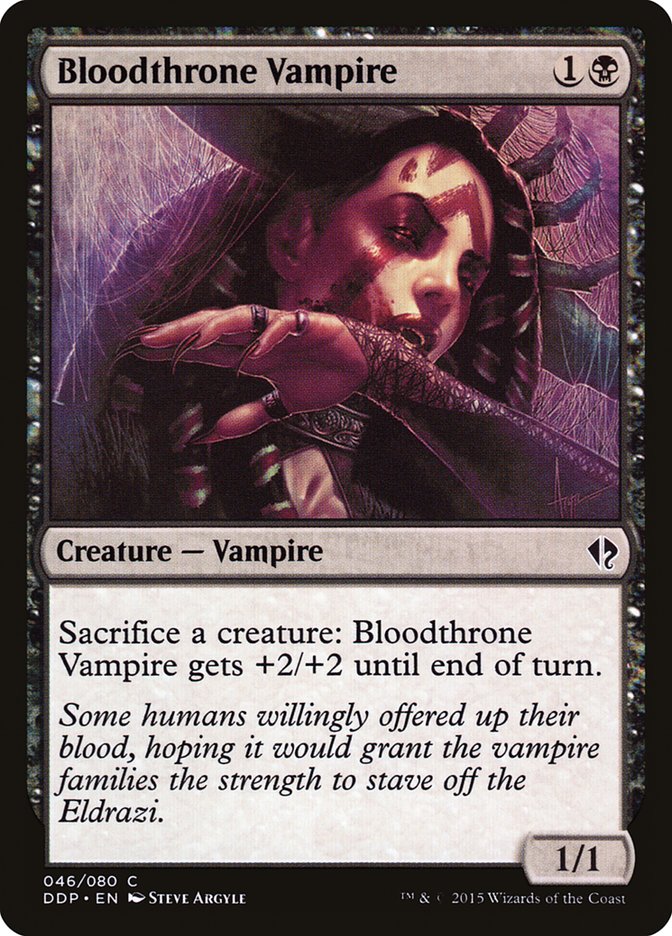 Bloodthrone Vampire [Duel Decks: Zendikar vs. Eldrazi] | Card Citadel