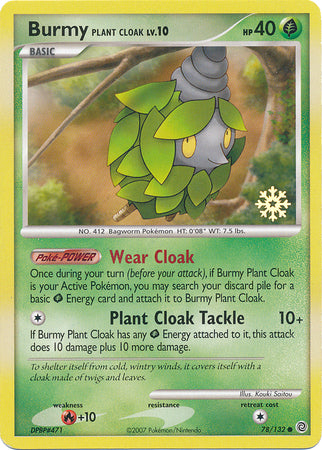 Burmy Plant Cloak (78/132) [Countdown Calendar Promos] | Card Citadel
