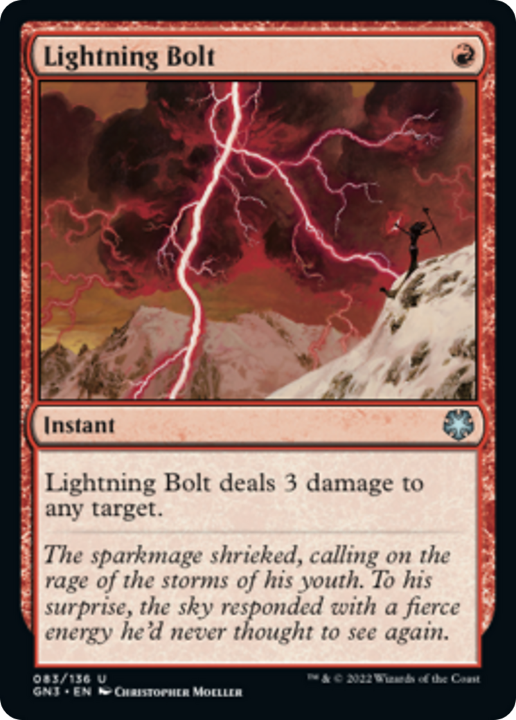 Lightning Bolt [Game Night: Free-for-All] | Card Citadel