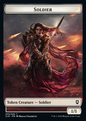 Treasure // Soldier Double-sided Token [Commander Legends: Battle for Baldur's Gate Tokens] | Card Citadel