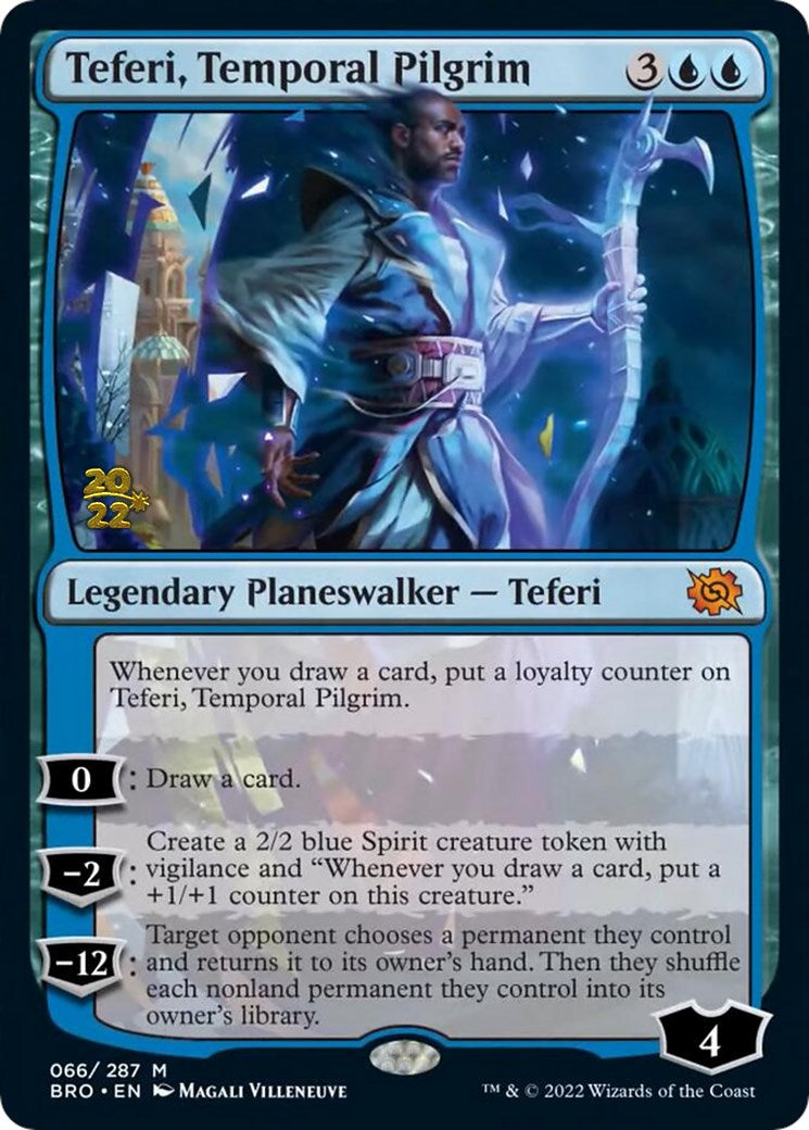 Teferi, Temporal Pilgrim [The Brothers' War: Prerelease Promos] | Card Citadel