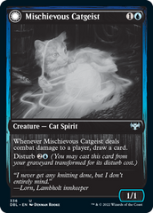 Mischievous Catgeist // Catlike Curiosity [Innistrad: Double Feature] | Card Citadel