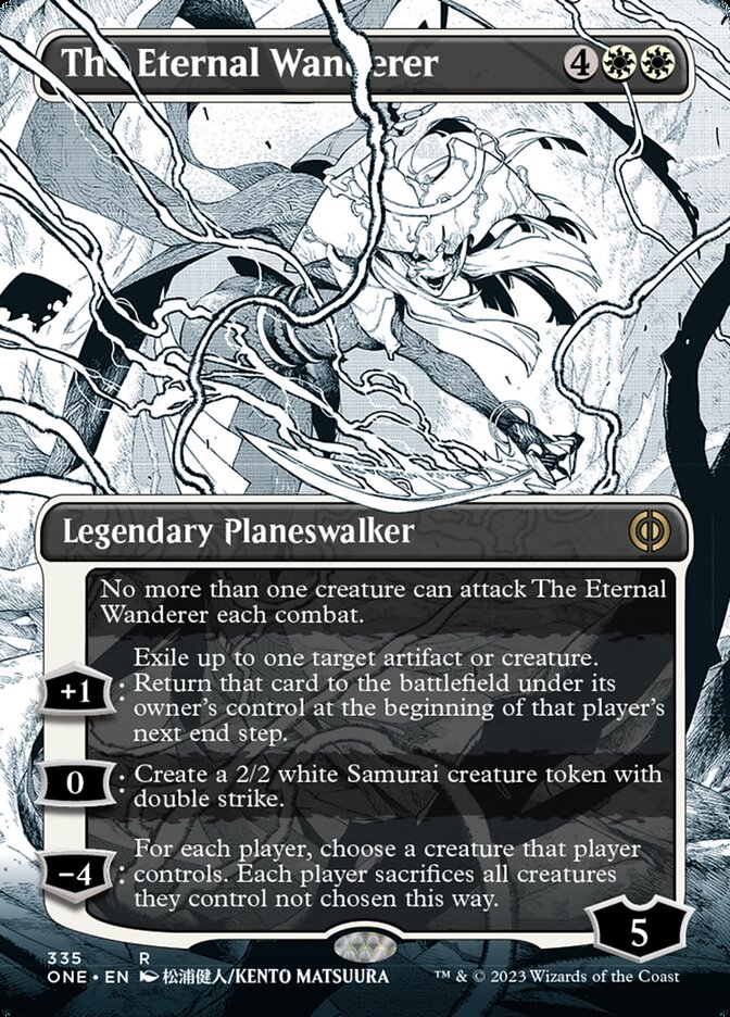 The Eternal Wanderer (Borderless Manga) [Phyrexia: All Will Be One] | Card Citadel