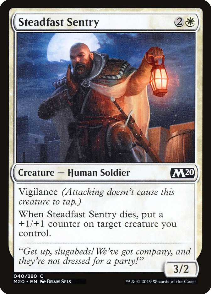 Steadfast Sentry [Core Set 2020] | Card Citadel