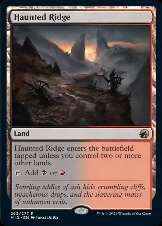 Haunted Ridge [Innistrad: Midnight Hunt] | Card Citadel