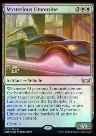 Mysterious Limousine [Streets of New Capenna Prerelease Promos] | Card Citadel