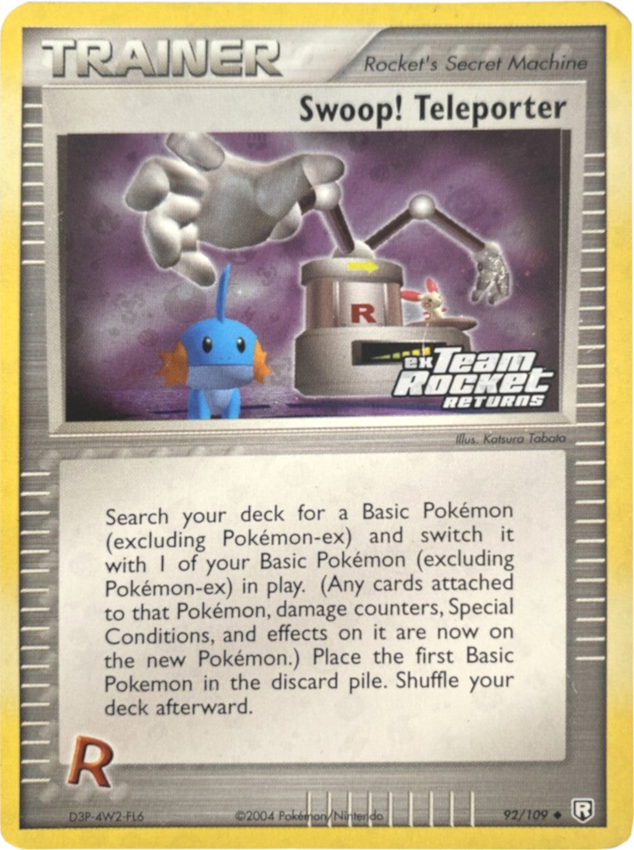 Swoop! Teleporter (92/109) (Stamped) [EX: Team Rocket Returns] | Card Citadel