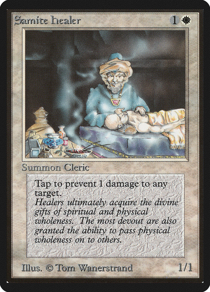 Samite Healer [Limited Edition Beta] | Card Citadel