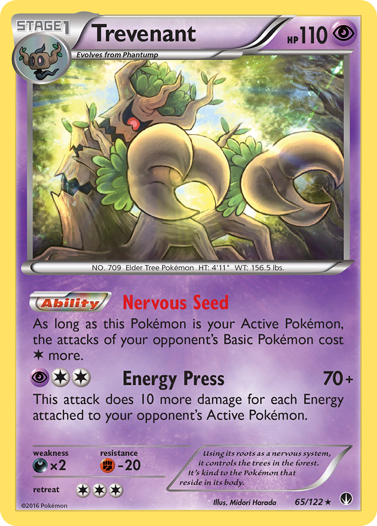 Trevenant (65/122) [XY: BREAKpoint] | Card Citadel