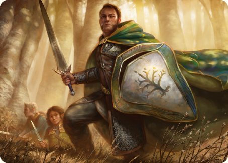 Boromir, Warden of the Tower Art Card [The Lord of the Rings: Tales of Middle-earth Art Series] | Card Citadel