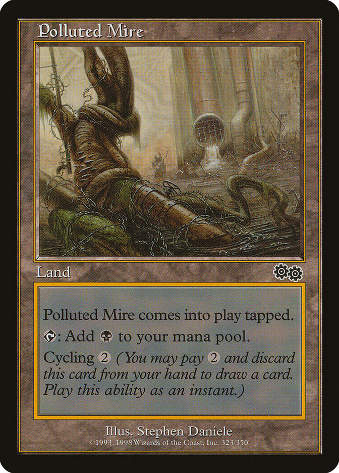 Polluted Mire [Urza's Saga] | Card Citadel