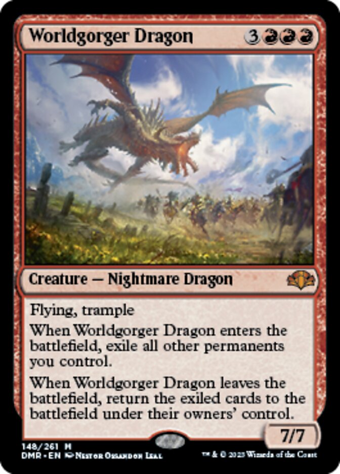 Worldgorger Dragon [Dominaria Remastered] | Card Citadel