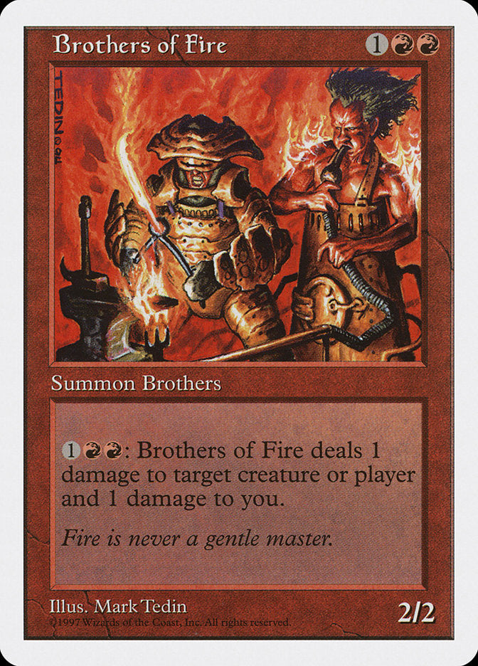 Brothers of Fire [Fifth Edition] | Card Citadel