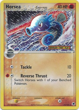 Horsea (31/101) (Delta Species) (Stamped) [EX: Dragon Frontiers] | Card Citadel