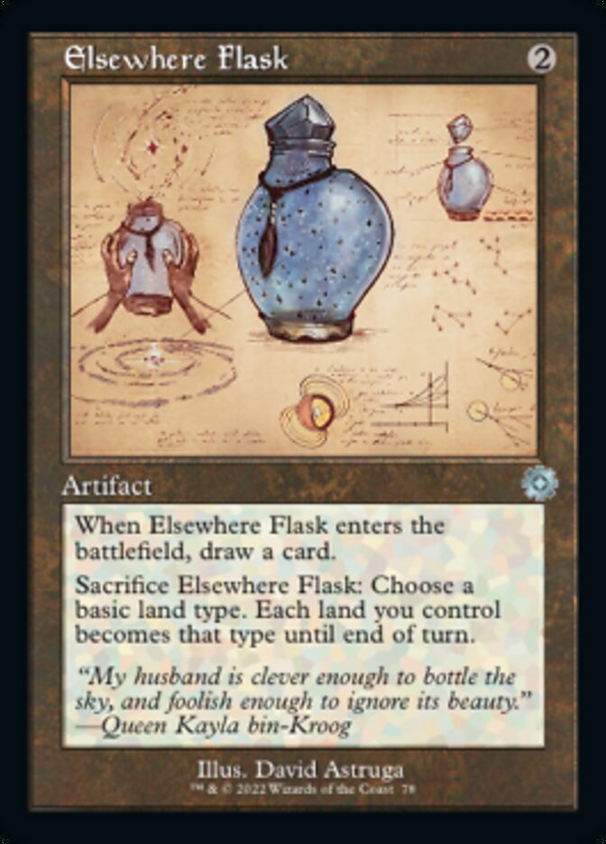 Elsewhere Flask (Retro Schematic) [The Brothers' War Retro Artifacts] | Card Citadel