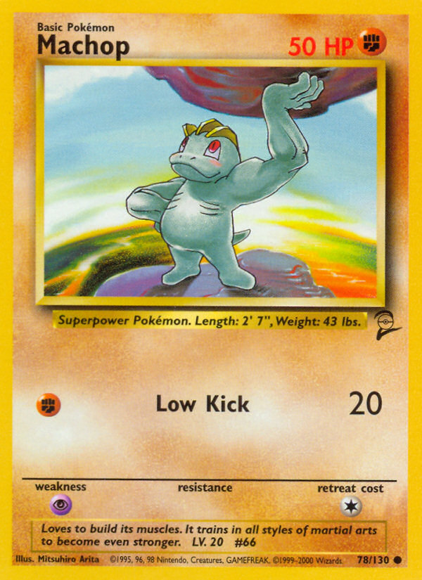 Machop (78/130) [Base Set 2] | Card Citadel