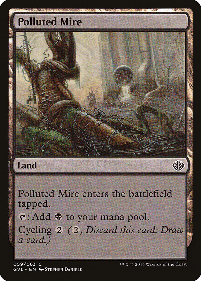 Polluted Mire (Garruk vs. Liliana) [Duel Decks Anthology] | Card Citadel