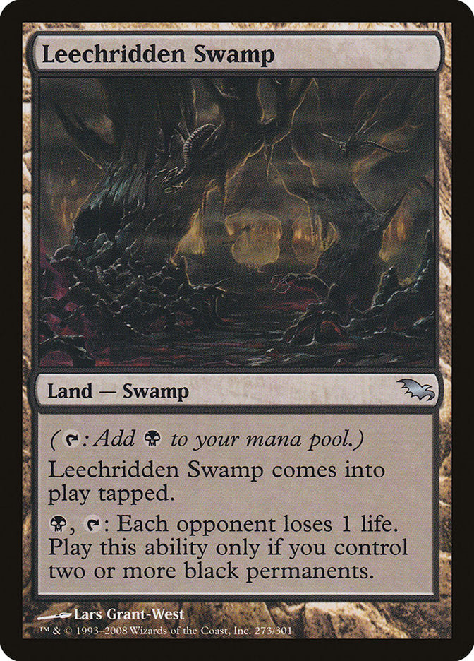 Leechridden Swamp [Shadowmoor] | Card Citadel