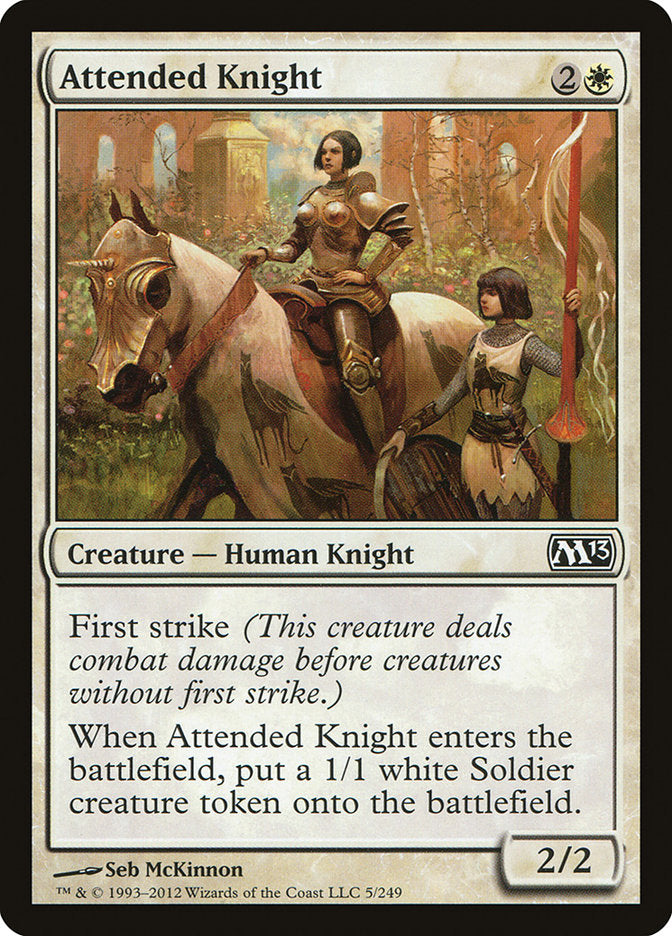 Attended Knight [Magic 2013] | Card Citadel