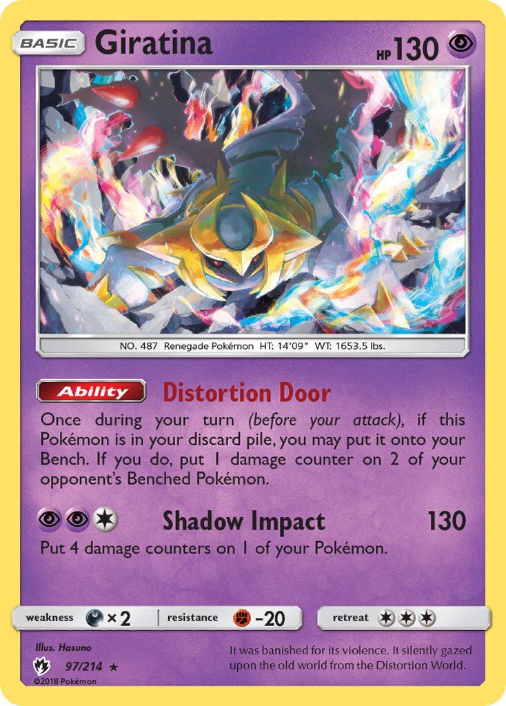 Giratina (97/214) (Theme Deck Exclusive) [Sun & Moon: Lost Thunder] | Card Citadel