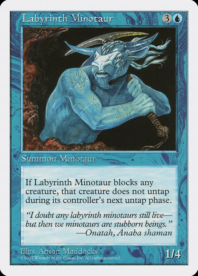 Labyrinth Minotaur [Fifth Edition] | Card Citadel