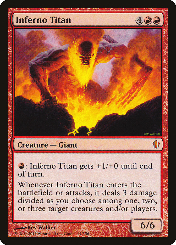 Inferno Titan [Commander 2013] | Card Citadel