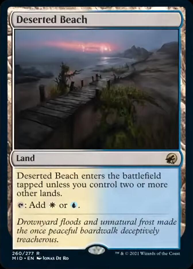 Deserted Beach [Innistrad: Midnight Hunt] | Card Citadel