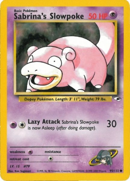 Sabrina's Slowpoke (95/132) [Gym Heroes Unlimited] | Card Citadel