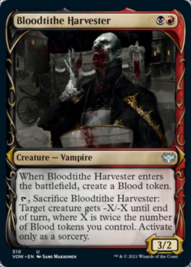 Bloodtithe Harvester (Showcase Fang Frame) [Innistrad: Crimson Vow] | Card Citadel