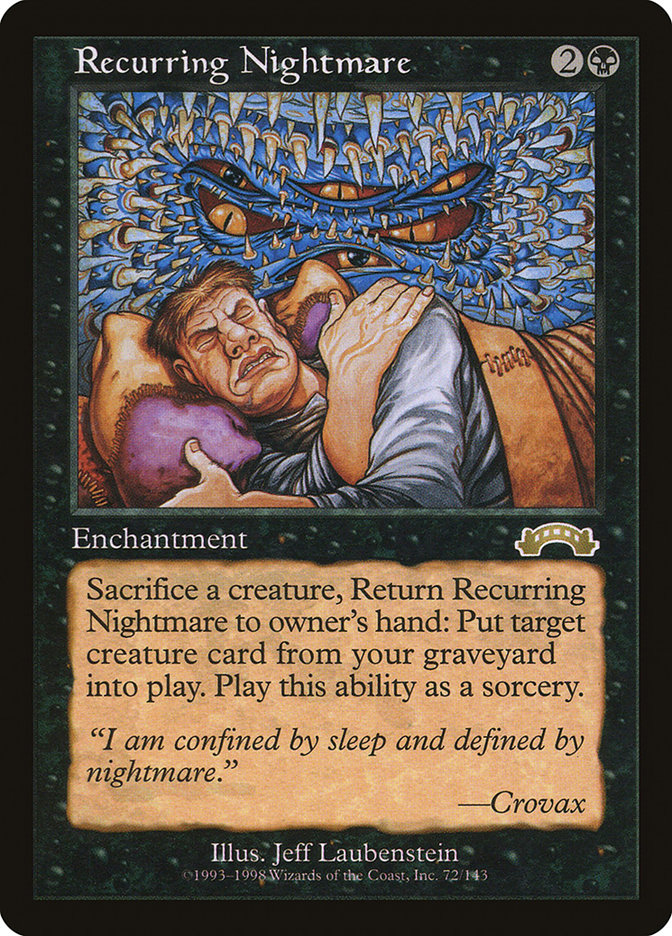 Recurring Nightmare [Exodus] | Card Citadel